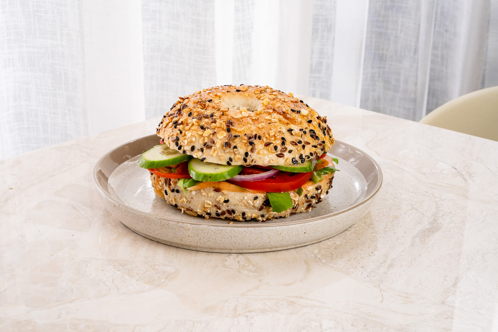 Veggie Bagel