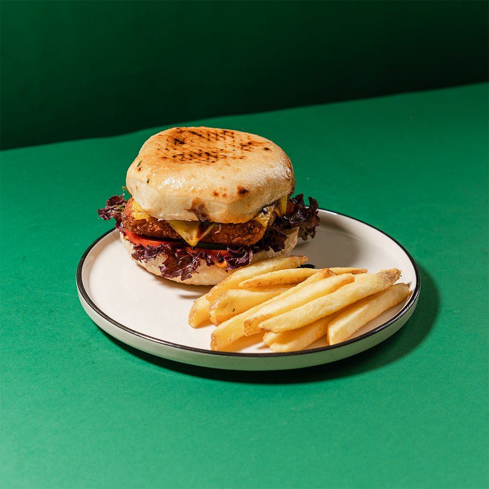 Neapolitan Cottage Cheese Burger